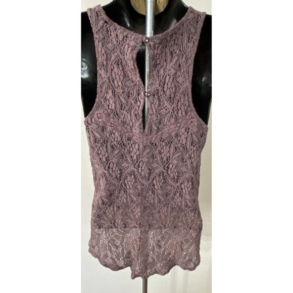 American Eagle Outfitters Jr.s/Women Size Small Top Sleeveless Blouse Floral - Picture 7 of 9